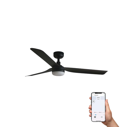 PUNT M LED must/pähkel ventilaator TUYA