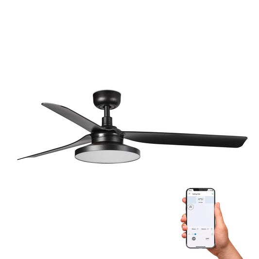 PUNT TAK M Black fan 4000K TUYA