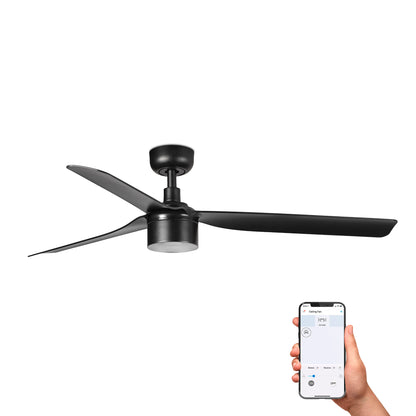 PUNT TEK M Black fan 4000K TUYA