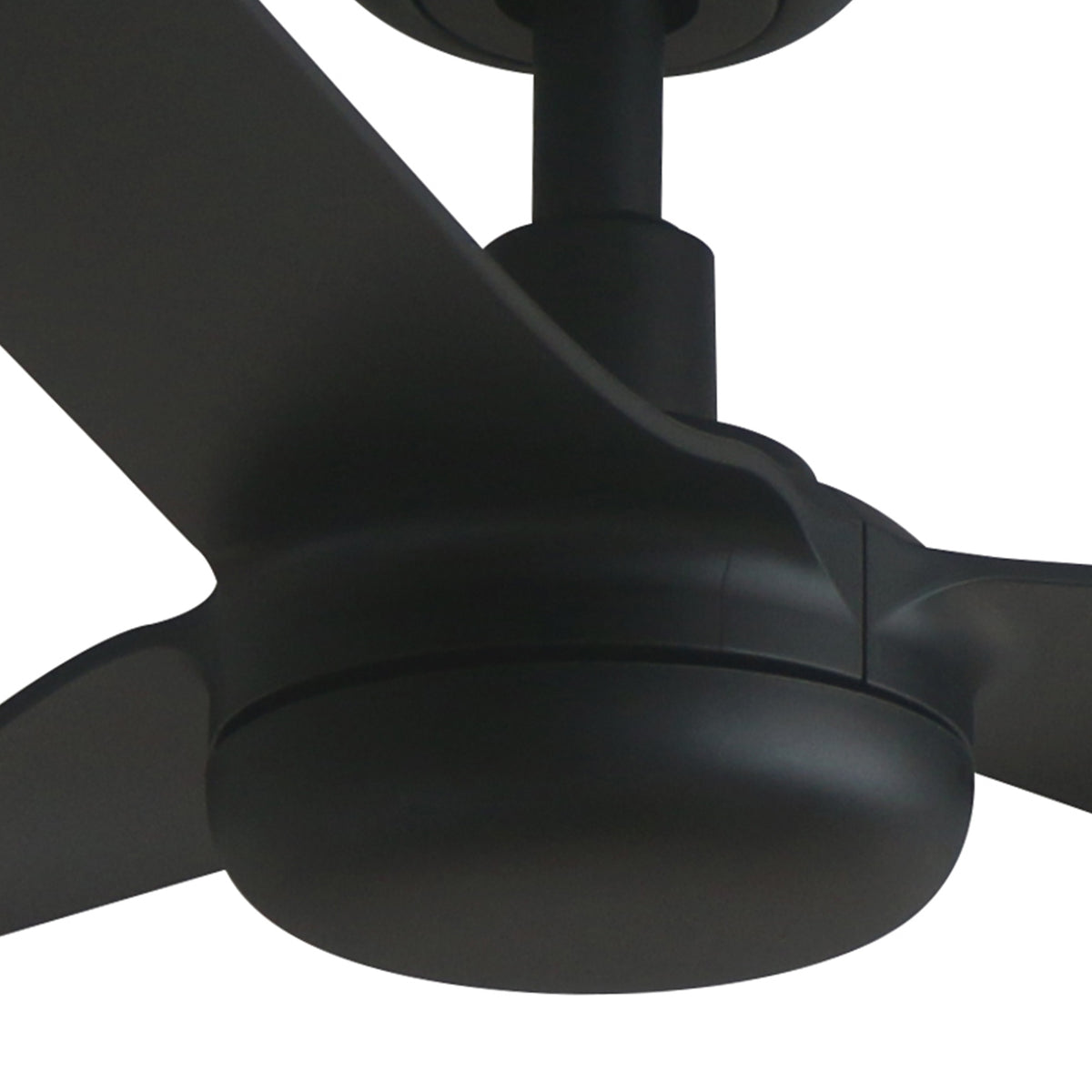 Takfläkt utan belysning POINT Ø1300MM BLACK 3 BLACK BLADES