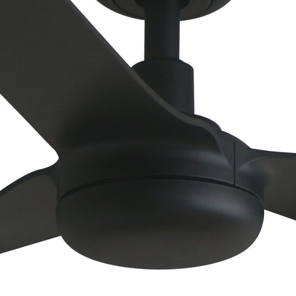 Takfläkt utan belysning POINT Ø1300MM BLACK 3 BLACK BLADES