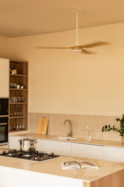 PUNT RECESSED M White/maple fan