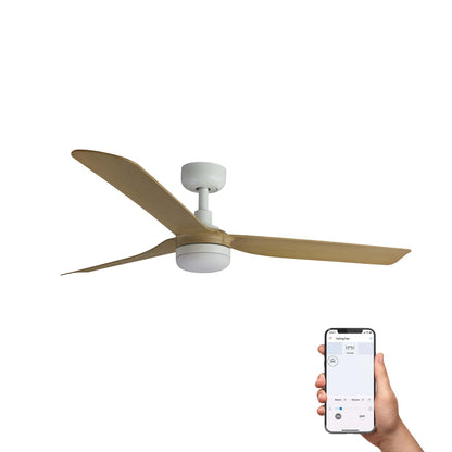 PUNT M LED valge/vahtra ventilaator TUYA