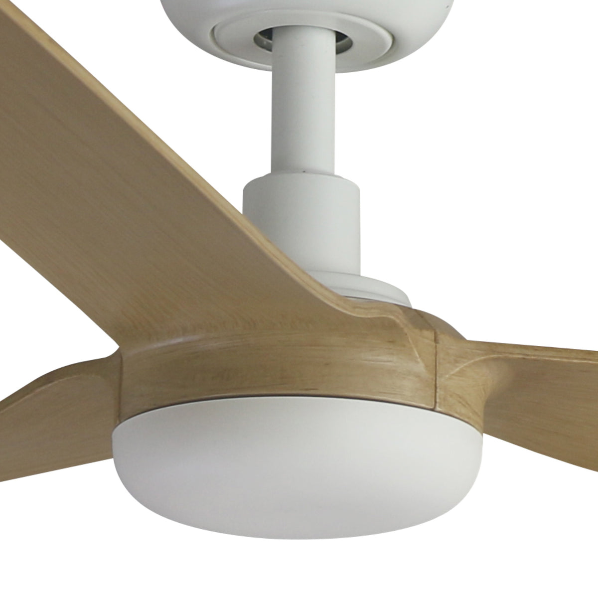 Takfläkt utan belysning PUNT Ø1300MM WHITE 3 MAPLE BLADES