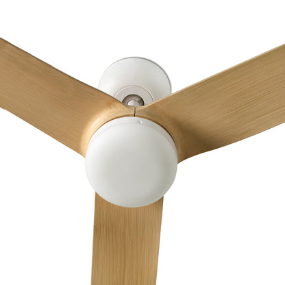 Takfläkt utan belysning PUNT Ø1300MM WHITE 3 MAPLE BLADES
