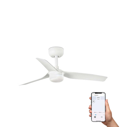 MINI PUNT S LED Valge ventilaator TUYA