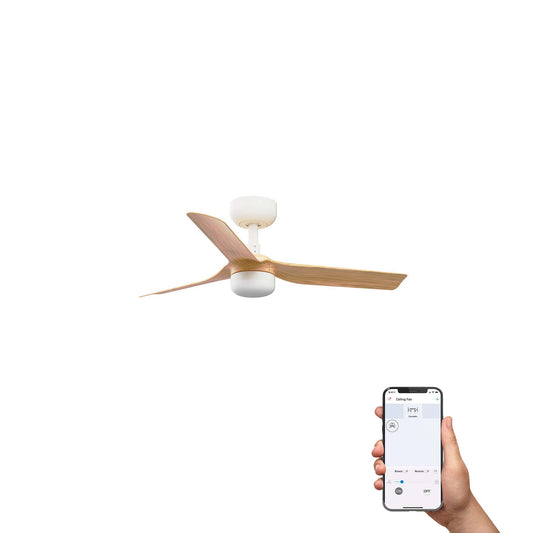 MINI PUNT S White/maple fan 10W TUYA SWT 0-10V