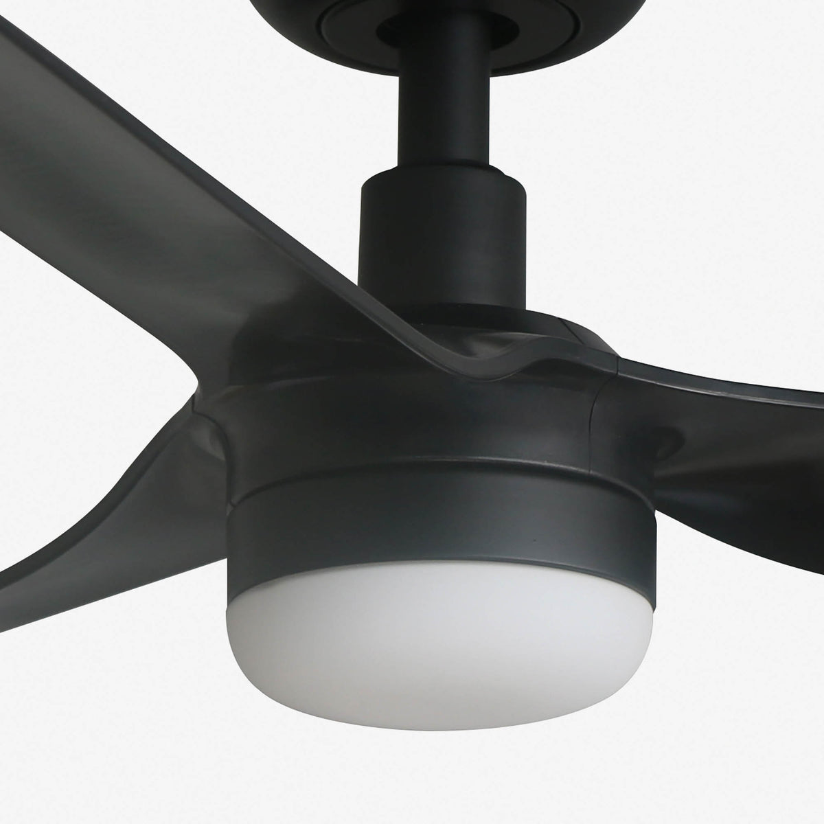 Deckenventilator mit Licht MINI PUNT S Ø900MM SCHWARZ 3 SCHWARZE FLÜGEL 10W CCT