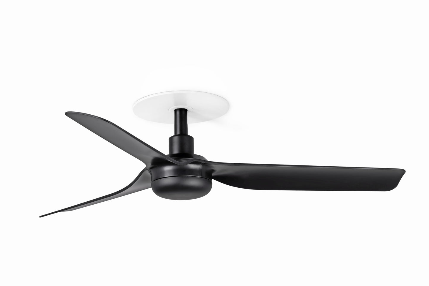 MINI PUNT süvistatav S must ventilaator 0-10V