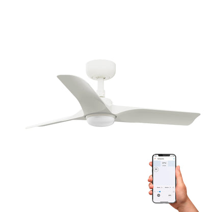 HEY LED S valge ventilaator 10W SWT TUYA
