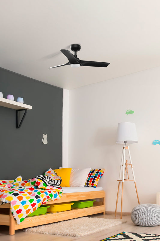 Ventilador de techo LED HEY S negro 10W SWT