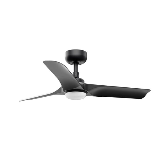 HEY LED S Must ventilaator 10W Seinajuhtimisega lüliti