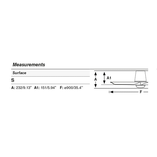 HEY TUB S LED laeventilaator valge 10W SWT seinalüliti valge