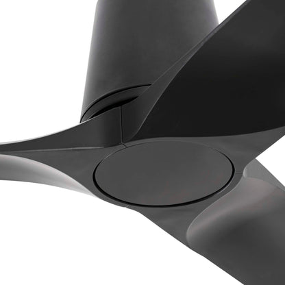 Ventilatore da soffitto senza luce HEY TUB S Ø900mm NERO 3 PALE NERE