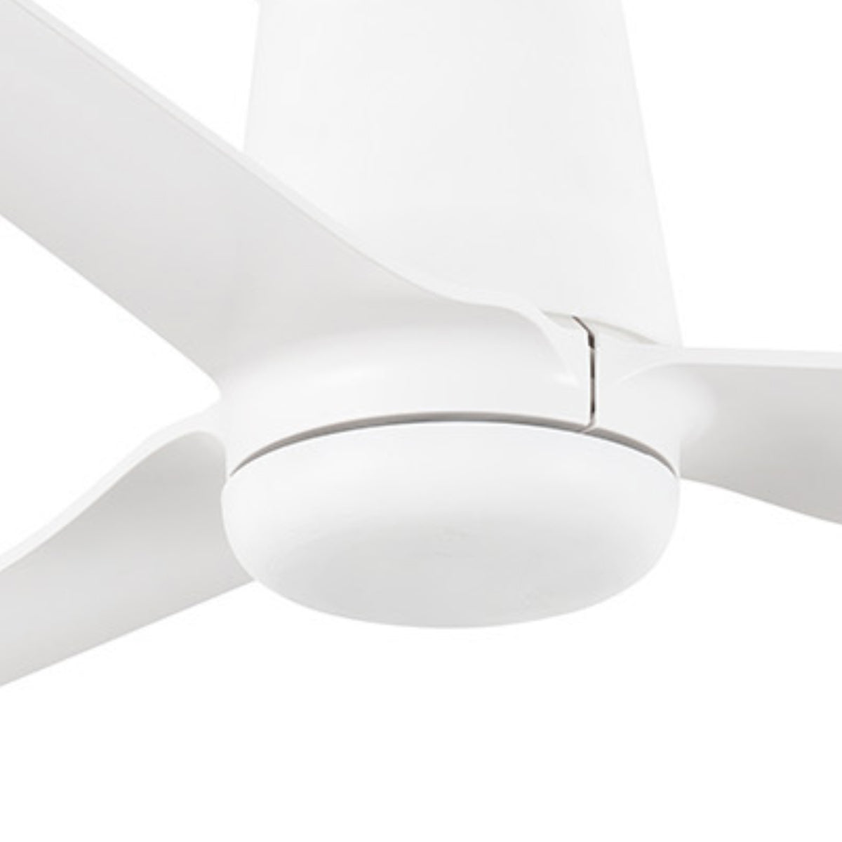 Ventilatore da soffitto senza luce PUNT TUB M Ø1300MM BIANCO 3P BIANCO