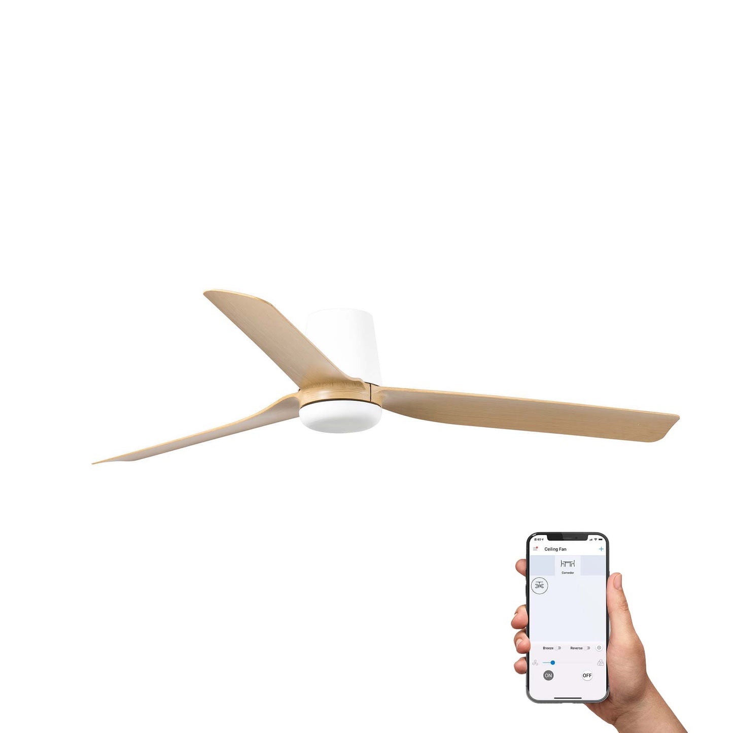PUNT TUB M valge/vahtra ventilaator TUYA
