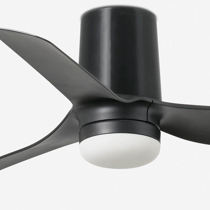 Ventilateur de plafond avec éclairage MINI PUNT TUB Ø900 NOIR 3 PALES 10W SWT