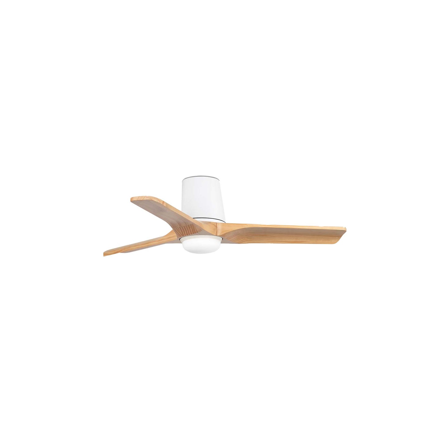 HEYWOOD TUB LED S White/pine fan 10W SWT