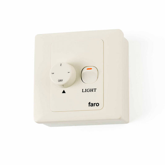 Wall Control 3 speeds white AC