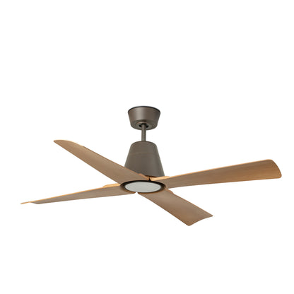 TYPHOON M LED pruun/vaher ventilaator 3000K IP44