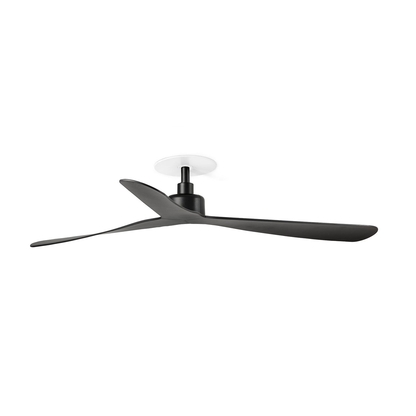 ROCKER M RECESSED Black/black fan Wall Control white