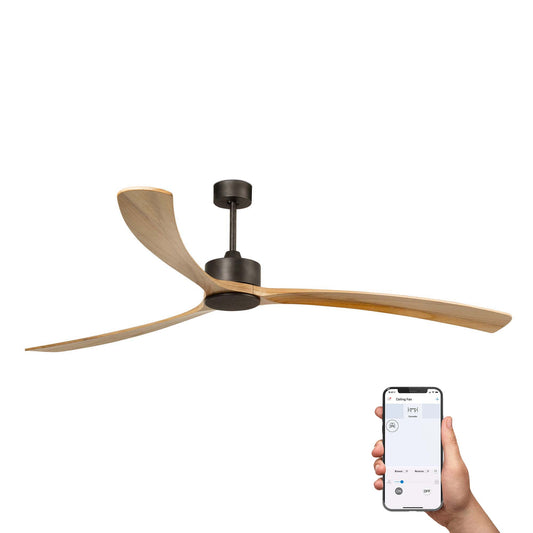 KAUAI XXL pruun/männi ventilaator TUYA