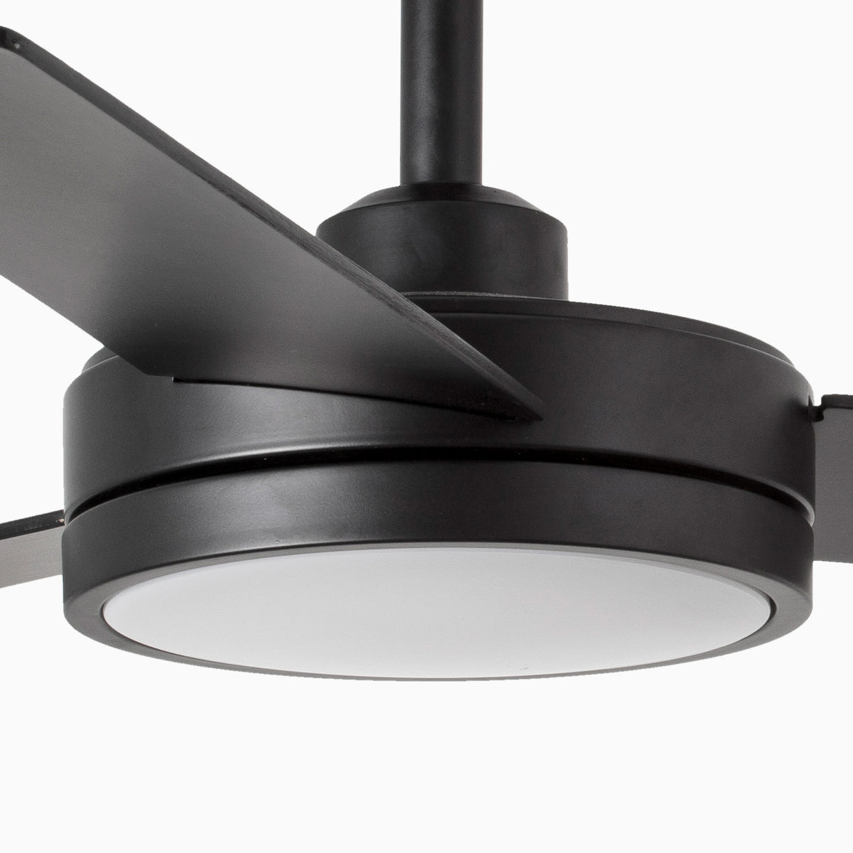 Takfläkt med belysning BARTH Ø1320 MM SVART 3 BLAD 24W