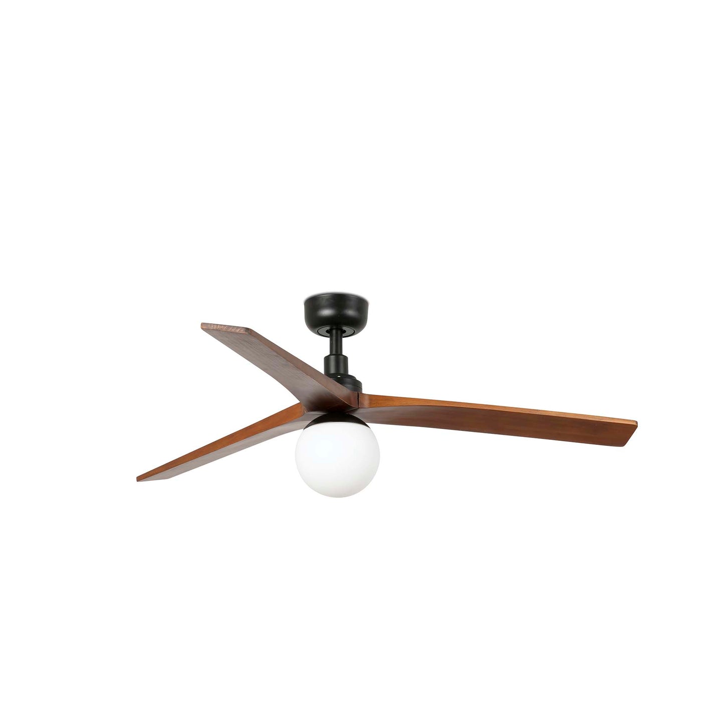 KLIM M Black/walnut fan E27