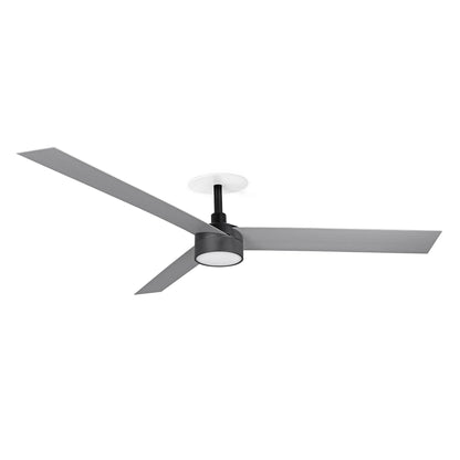 CRUISER RECESSED XL must/alumiinium ventilaator Seinajuhtimine must 20W SWT