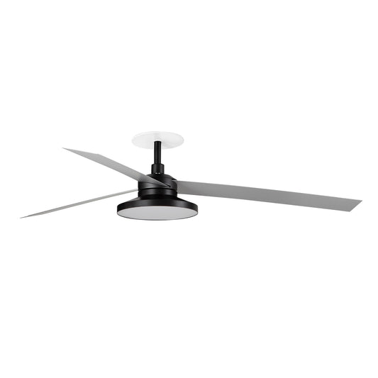 Süvistatav ventilatsiooniseade CRUISER TAK XL, must/alumiinium, must ventilaatori seinakontroller, 4000 K