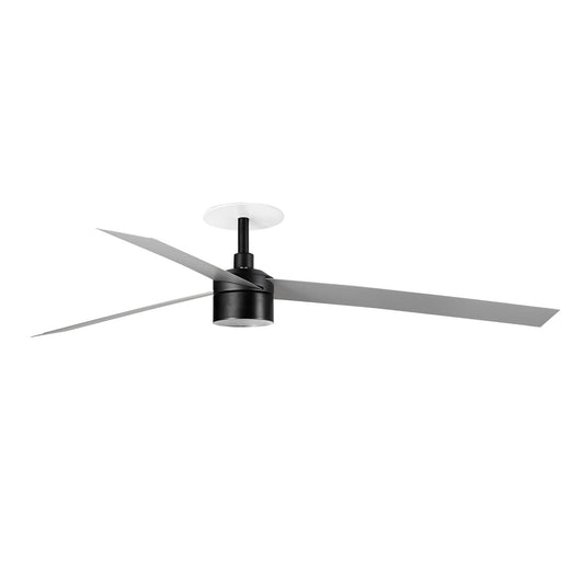 CRUISER SÜVAPAIGALDATAV TEK XL must/alumiinium ventilaator Seinakontroll must 4000K