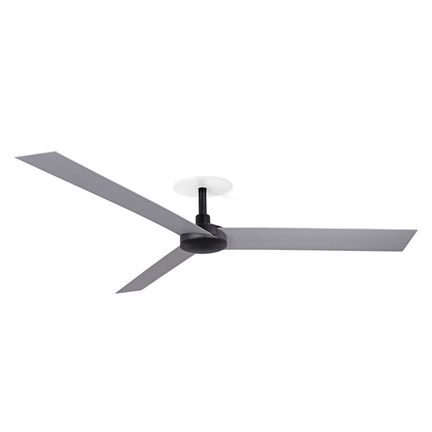CRUISER RECESSED XL Must/Alumiinium ventilaator 0-10V