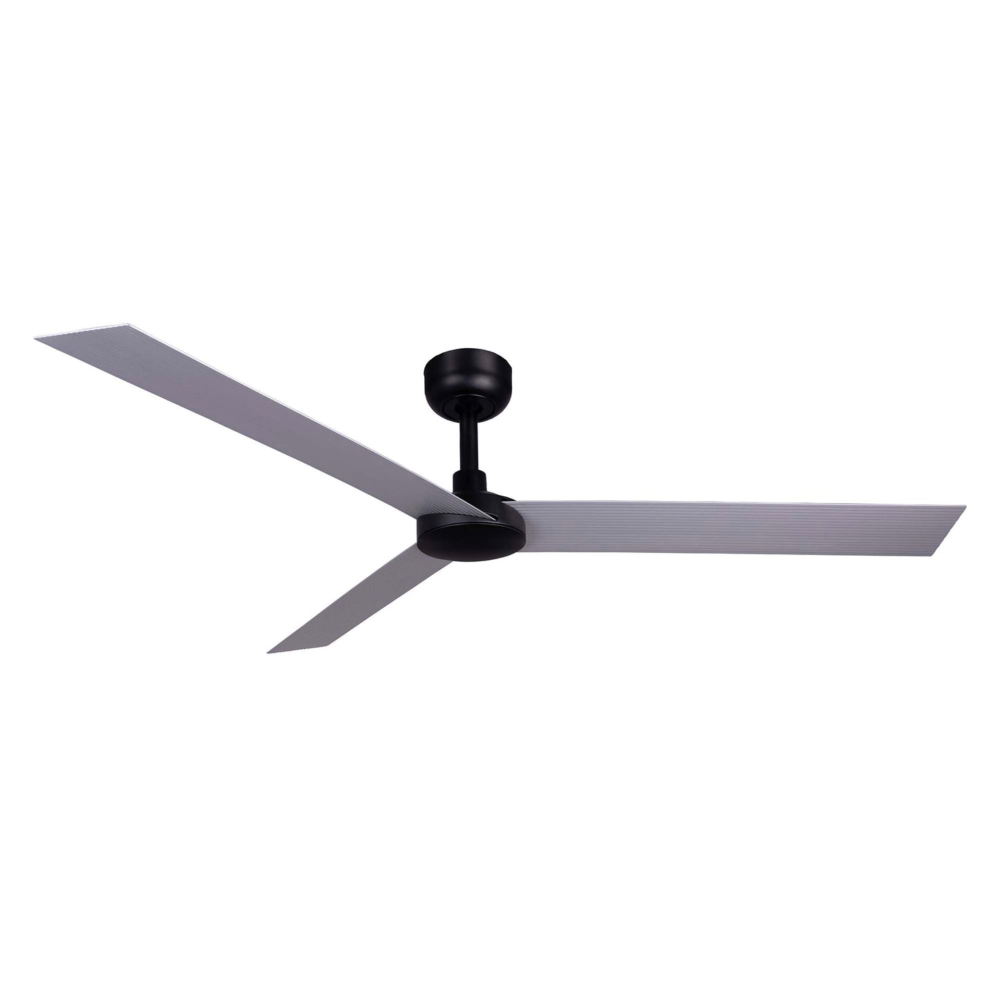 CRUISER XL musta/alumiiniumi ventilaatori seinajuhtimine valge