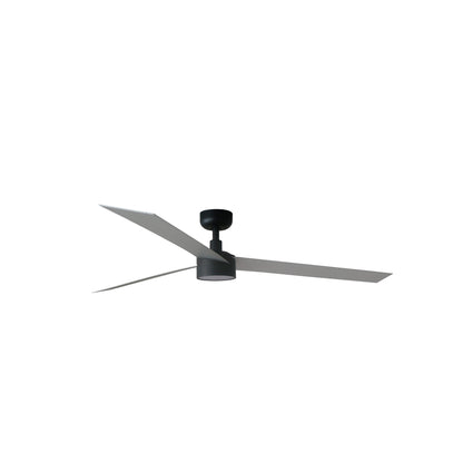 CRUISER XL Black/Aluminium fan SWT Wall Control white