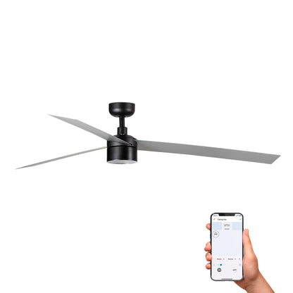 CRUISER TEK XL Black/Aluminium 2700K fan TUYA