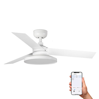 CRUISER TAK S valge ventilaator 3000K TUYA