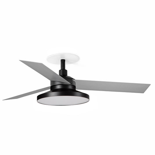 CRUISER SÜVAPAIGALDATAV TAK Must ventilaator 4000K 0-10V