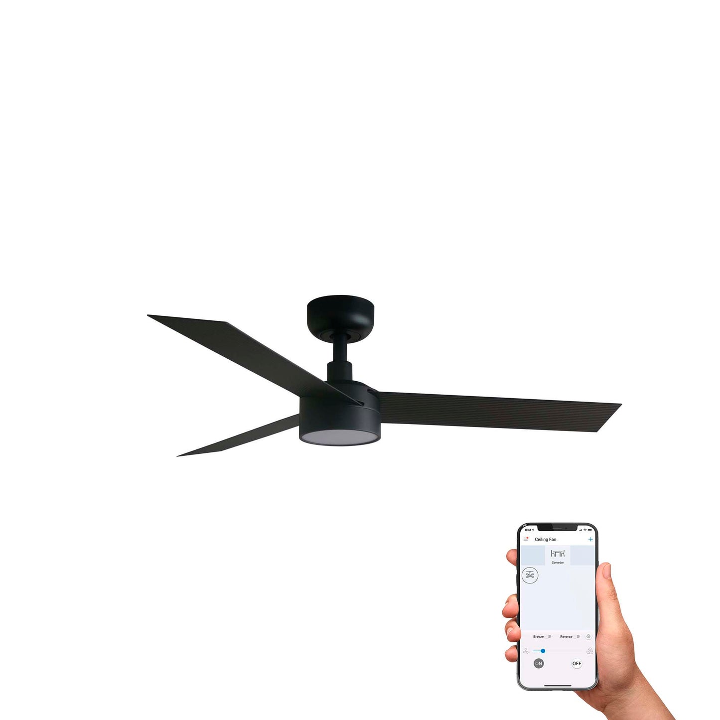 CRUISER S LED must ventilaator TUYA
