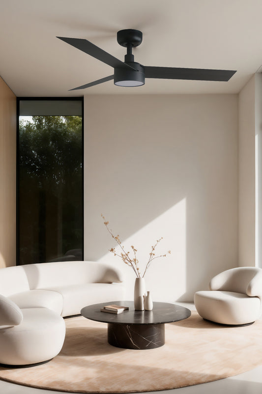 Ventilador de techo CRUISER S LED negro 20W SWT TUYA