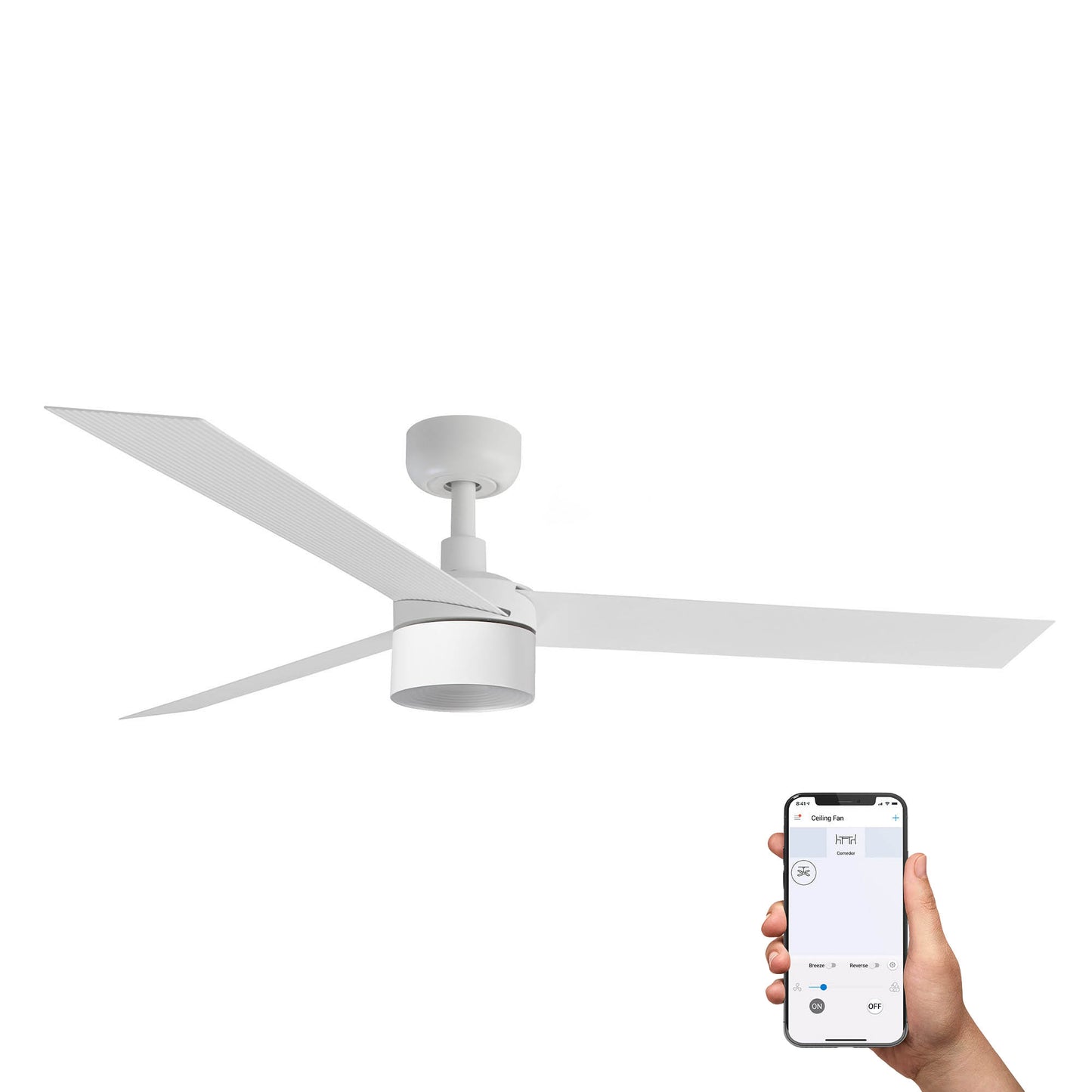 CRUISER TEK L White fan 4000K TUYA
