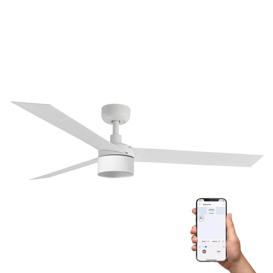 CRUISER TEK L valge ventilaator 3000K TUYA