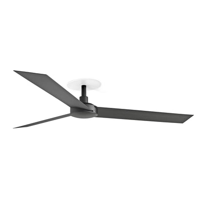 CRUISER RECESSED L Black fan Wall Control black 2700K