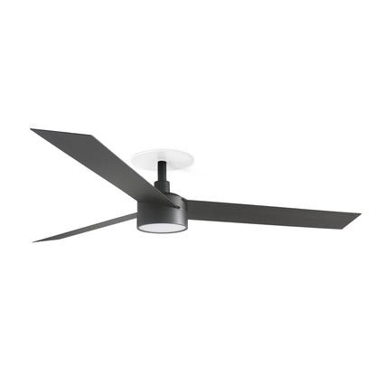 CRUISER RECESSED L Black fan Wall Control black 20W SWT