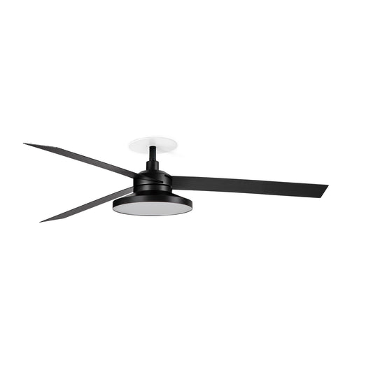 CRUISER RECESSED TAK L Must ventilaator Seinakontroller must 2700K