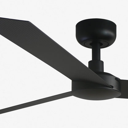 Deckenventilator ohne Licht CRUISER L Ø1320mm SCHWARZ 3 SCHWARZE FLÜGEL