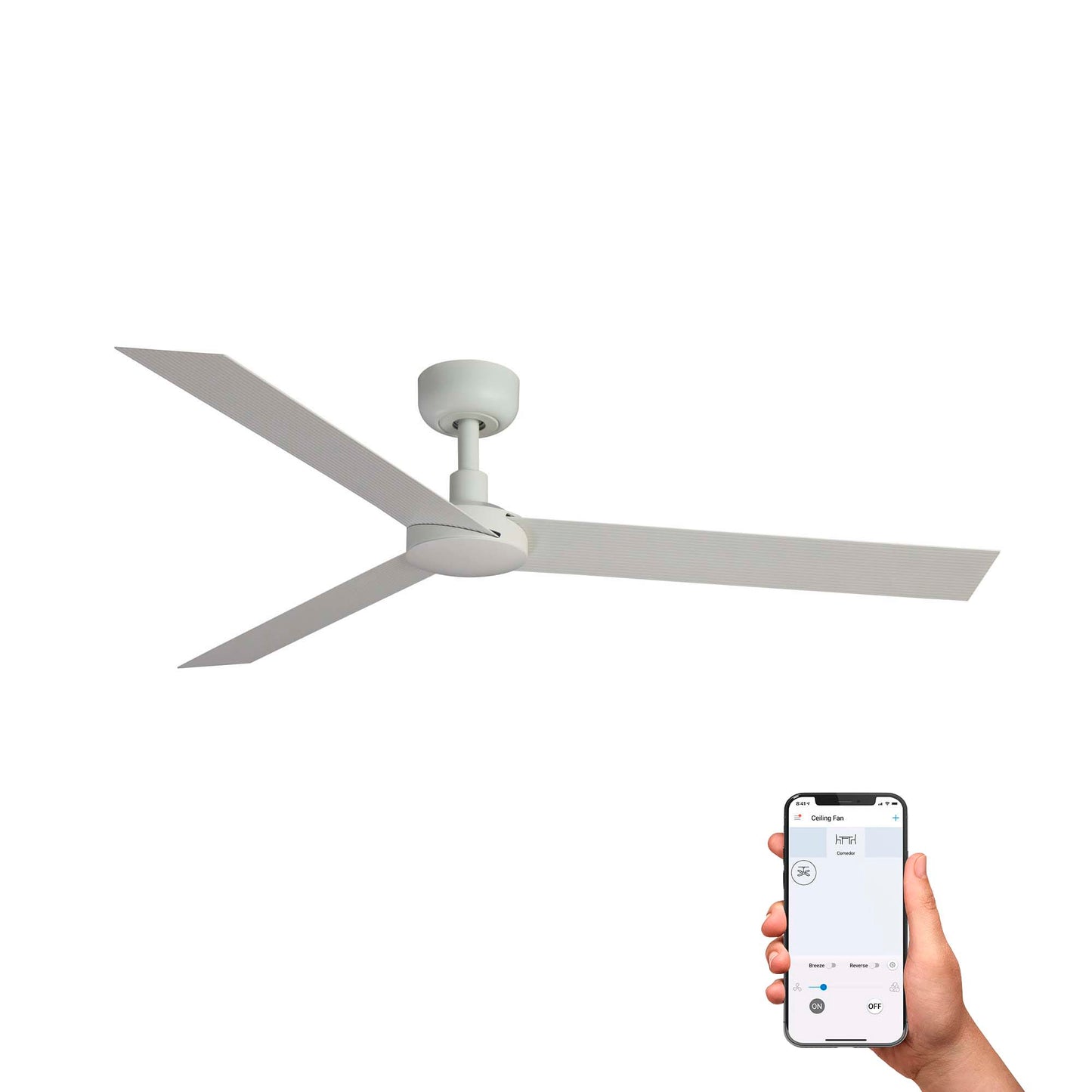 CRUISER XL valge ventilaator TUYA