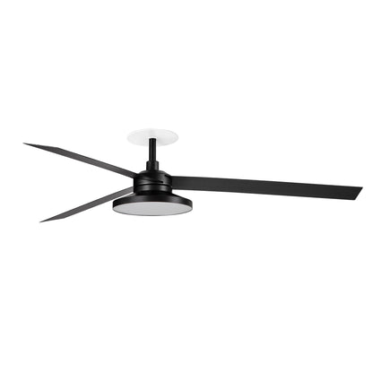 Süvistatav siinivalgusti CRUISER TAK XL, must, ventilaator, 3000K, 0-10V