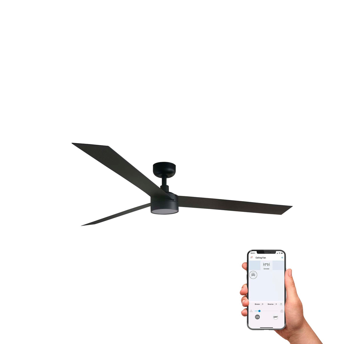 CRUISER XL LED must ventilaator TUYA