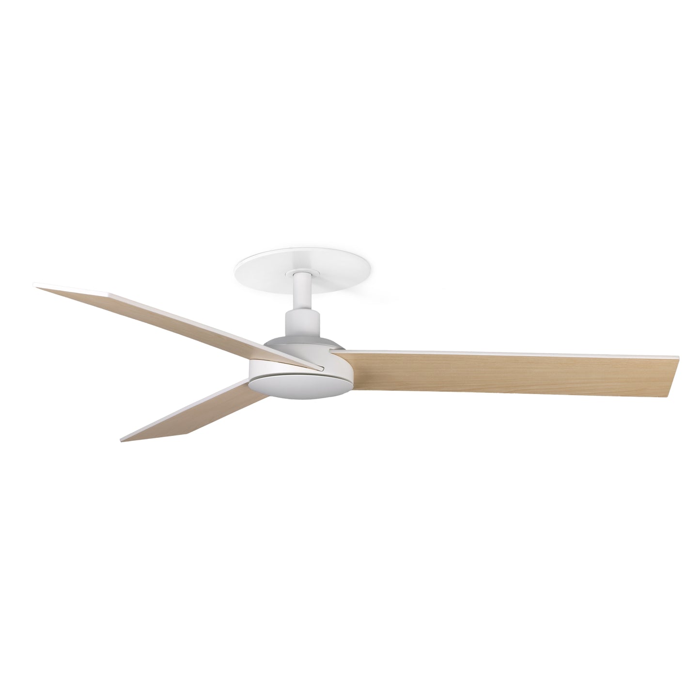 RUDDER 3 RECESSED S White/ash fan Wall Control white