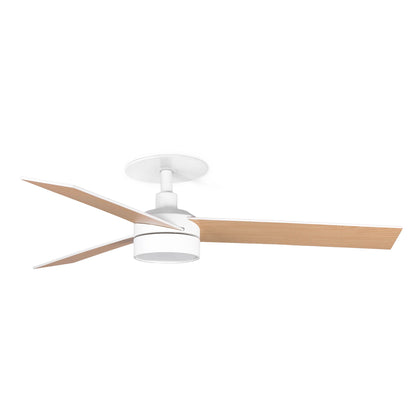 RUDDER 3 RECESSED S White/ash fan 20W SWT Wall Control white